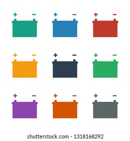 battery icon white background. Editable filled battery icon from smarthome. Trendy battery icon for web and mobile.