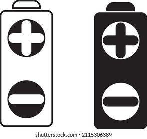 Battery icons set. Battery vector icon