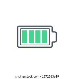 Battery icons Vector illustration image.