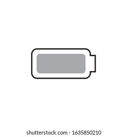 Battery icons Web Design Plat Design Vector illustration On White Background