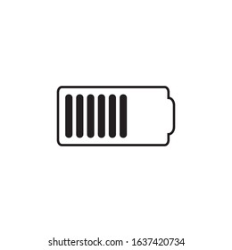 Battery icons Web Design Plat Design Vector illustration On White Background