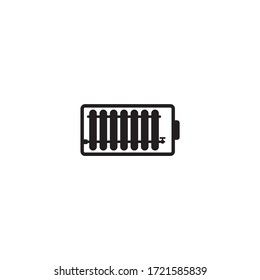 Battery сreative idea logo design