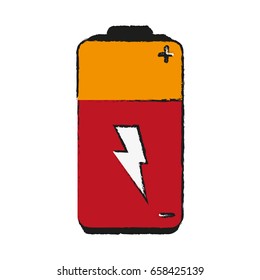 battery illustration cartoon draw