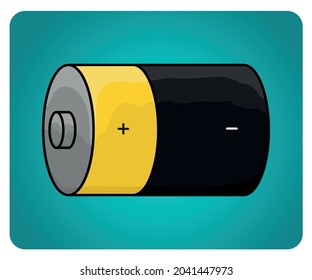 battery illustration. Energy. electricity generator.