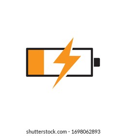 battery illustration logo vector design