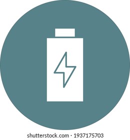 Battery Indicator, charging icon vector image. Can also be used for information technology. Suitable for use on web apps, mobile apps and print media.