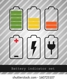 Battery Indicator Icons