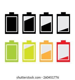 Battery Indicator Icons