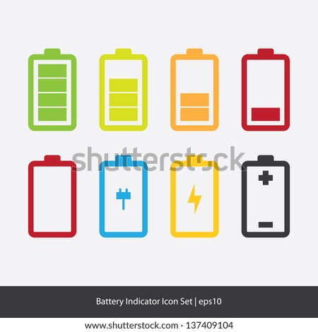 Battery Indicator Icons