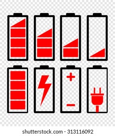 battery indicator vector