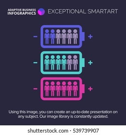 Battery Infographic Diagram Template