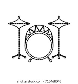 battery instrument musical drums concert icon