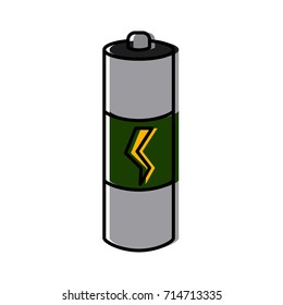 Battery isolated symbol
