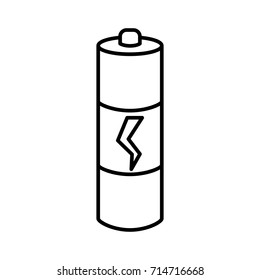 Battery isolated symbol