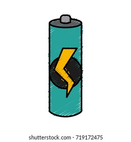 Battery isolated symbol