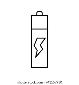 Battery isolated symbol