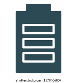 
Battery  Isolated Vector Icon fully editable
