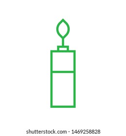 Battery with leaves logo template vector  clean energy icon design
