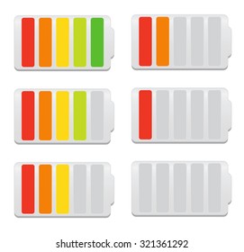 Battery Level Indicator Symbols