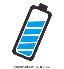 battery level isolated icon