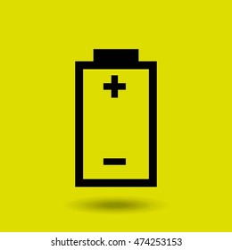 battery level sign classic isolated icon vector illustration design
