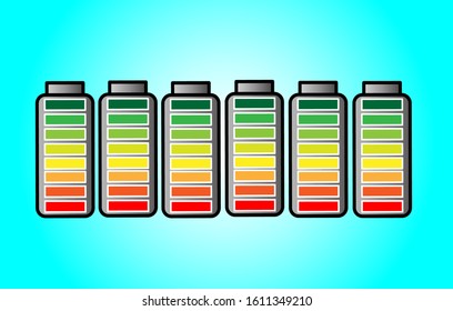 Battery life with energy concept in eps10