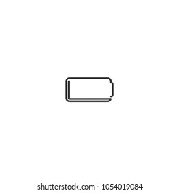 battery line icon