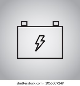 battery line icon