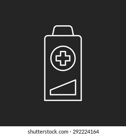 battery line icon