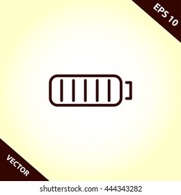 battery line icon