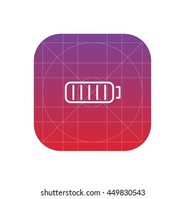 battery line icon