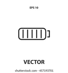 battery line icon