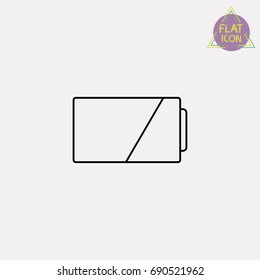 battery line icon