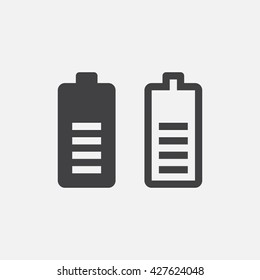 battery line icon, charge outline and solid vector logo, linear pictogram isolated on white, pixel perfect illustration