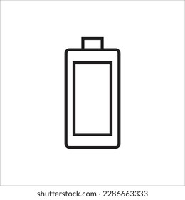 vector de icono nuevo de línea de batería