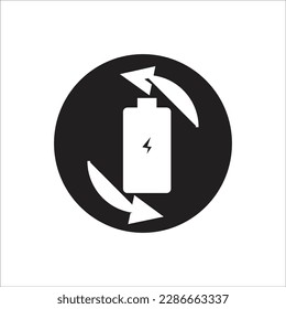 vector de icono nuevo de línea de batería
