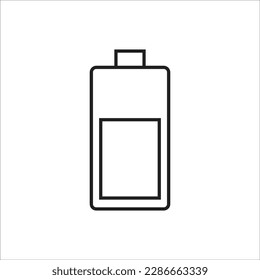 vector de icono nuevo de línea de batería