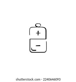 Battery Line Style Icon Design