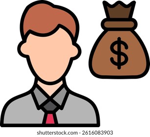 Battery Line Vector Icon Design