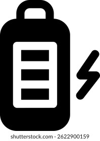 Battery Line vector Icon Design