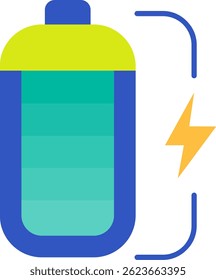 Battery Line vector Icon Design