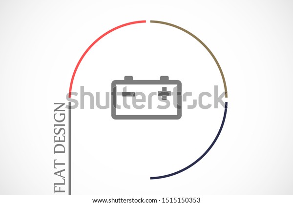 Battery load icon. illustration of car battery icon
on white background. Battery Charger phases illustration icon.
Battery Simple flat
icon.