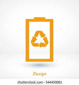 Battery load icon, vector best flat icon, EPS