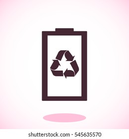Battery load icon, vector best flat icon, EPS