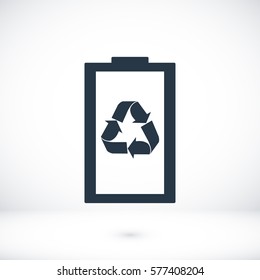 Battery load icon, vector best flat icon, EPS