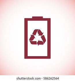 Battery load icon, vector best flat icon, EPS