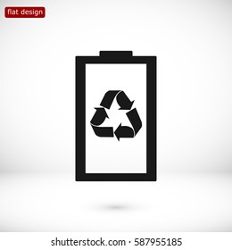 Battery load icon, vector best flat icon, EPS