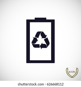 Battery load icon, vector best flat icon, EPS