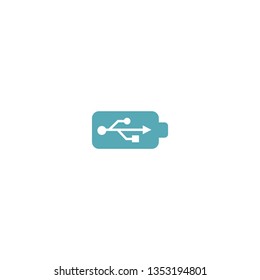 battery logo design icon template