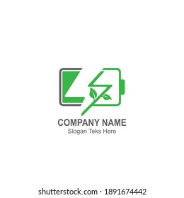Icono del logotipo de la batería Ilustración vectorial